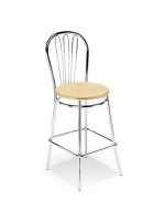 Scaun Bar Vega Hocker wood chrome