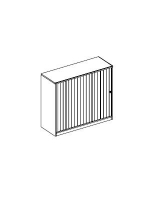 Dulap Cu Tambur Melamina 120*82,5 cm