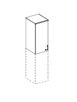 Dulap Cu Balamale In Partea Superioara 40*74 cm Melaminat
