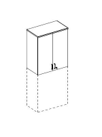 Dulap Cu Usi superioare 80*74  cm HDF