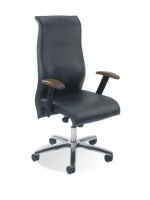 Scaun de Birou Tip Directorial Leonardo II R wood  chrome