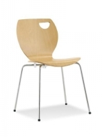 Scaun de Birou tip Vizitator Cafe IV Chrome