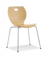 Scaun de Birou tip Vizitator Cafe V Chrome