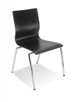 Scaun de Birou Tip Vizitator Espacio wood chrome