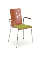 Scaun Bistro Ammi arm chrome seat plus