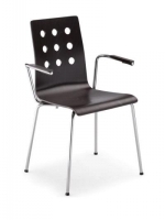Scaun Bistro Kobea arm chrome
