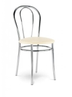 Scaun Bistro Tulipan crom